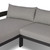 Four Hands Jackson Outdoor Metal 2PC Sectional - LAF Chaise - Concha Fog
