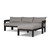 Four Hands Jackson Outdoor Metal 2PC Sectional - RAF Chaise - Concha Fog