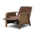 Four Hands Janek Recliner - Havana Brown