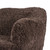 Four Hands Julius Swivel Chair - Cocoa Shearling
