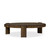 Four Hands Kamira Oval Coffee Table - Dark Spalted Primavera