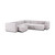 Four Hands Langham Power Recliner 5PC Sectional - Napa Sandstone