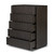 Four Hands Leo 5 Drawer Dresser - Smoked Black