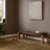 Four Hands Marcia Accent Bench - 74" - Nubuck Cigar