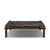 Four Hands Marcia Square Marble Coffee Table - Brown Emperador Marble