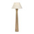 Four Hands Nessa Floor Lamp - Cream Slub Linen