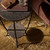Four Hands Nina End Table - Grey Italian Marble
