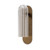 Four Hands Odyssey LG Sconce - Heritage Bronze Brass - Large - Clear Ribbon Glass