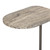 Four Hands Pixie End Table - Grey Stripe Travertine