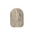 Four Hands Pixie End Table - Grey Stripe Travertine