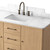 Four Hands Porter Single Wide Vanity - Carrara Marble