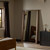 Four Hands Quinley Floor Mirror - Textured Brown Walnut