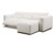 Four Hands Radley 3PC Sectional w/RAF Chaise - Crypton Nomad Snow