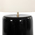 Four Hands Sadia Table Lamp - Glossy Black Ceramic