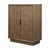 Four Hands Salta Bar Cabinet - Brown Oak Thin Oyster