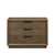 Four Hands Salta Nightstand - Brown Oak Thin Oyster