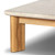 Four Hands Sterling Outdoor Stone Coffee Table - Golden Teak