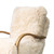 Four Hands Tobin Chair - Champagne Mongolian Fur