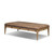 Four Hands Ulrick Ottoman - Palermo Cigar
