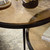 Four Hands Yoko Nesting Set of 2 - Smoked Brown Cast Glass