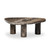 Four Hands Zion Coffee Table - Small Table - Rocky Brown Marble