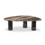 Four Hands Zion Coffee Table - Big Table - Rocky Brown Marble
