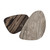 Four Hands Zion Coffee Table Set - Large Antique White Marble + Small Rocky Brown Marble