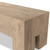 Four Hands Abaso Accent Bench - Whitewash Rustic Wormwood Oak