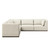 Four Hands Adler Outdoor 5PC Sectional - Amalfi Natural