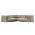 Four Hands Adler Outdoor 5PC Sectional - Concha Fog