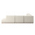 Four Hands Adler Outdoor 5PC Sectional - LAF RAF Bumper Chaise - Amalfi Natural