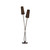 Four Hands Almina Floor Lamp - Brown Rattan