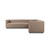 Four Hands Augustine 3 pc Sectional Sofa - 105" - Crypton Nomad Taupe