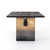 Four Hands Brennan Dining Table - Worn Black Oak