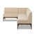 Four Hands Ellington Dining Banquette L Shape 115.5 - Irving Flax