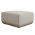 Four Hands Evander Outdoor Ottoman Piece - Ramiro Ecru