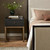 Four Hands Fiona Small Nightstand - Black Raffia