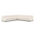 Four Hands Grant 3PC Sectional - 134" - Crypton Nomad Snow