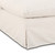 Four Hands Habitat 2 PC LAF Sectional - 115'' - Crypton Nomad Snow