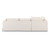 Four Hands Habitat 3 PC Sectionals - 111" - Crypton Nomad Snow