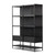 Four Hands Igor Bookcase - Black Paper Cane