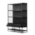 Four Hands Igor Bookcase - Black Paper Cane