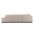 Four Hands Isaiah 3PC Sectional - Crypton Nomad Snow