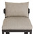 Four Hands Jackson Outdoor Armless Metal Dining Chair - Concha Fog