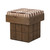 Four Hands Kubi Accent Stool - Sandhill Cocoa