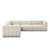Four Hands Langham 5PC Sectional - Crypton Nomad Snow