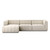 Four Hands Langham Channeled 2PC Sectional RAF Chaise - Crypton Nomad Snow
