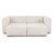 Four Hands Langham Power Recliner 2PC Sectional - Crypton Nomad Snow