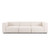 Four Hands Langham Channeled RAF Chaise PC - Crypton Nomad Snow