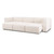 Four Hands Langham Power Recliner 3PC Sectional - Crypton Nomad Snow